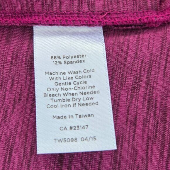 Talbots Womens Full-Zip Purple Heather Jacket Small Lightweight Activewear - Picture 11 of 11